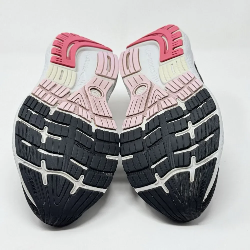 Brooks Ghost 16 Shoes Womens 9.5 M Black Raspberry Lightweight Running Sneakers